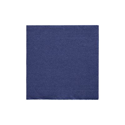 20 Servietten &quot;DAILY Collection&quot; 1/4-Falz 24 cm x 24 cm dunkelblau – Karton (400 St.)
