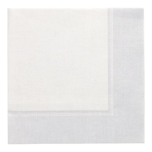 50 Servietten &quot;ROYAL Collection&quot; 1/4-Falz 40 cm x 40 cm weiss &quot;Linum&quot; – Karton (250 St.)