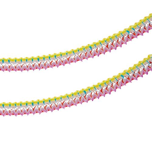 4 Girlanden, Papier 2 m x 8 cm x 8 cm &quot;Mini&quot; – Karton (40 St.)