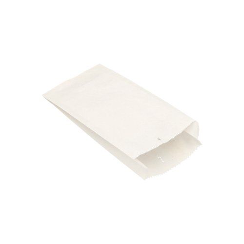 1000 Papierfaltenbeutel, Cellulose, gefädelt 21 cm x 10 cm x 5 cm weiss Füllinhalt 0,5 kg – Karton (1000 St.)