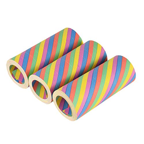3 Riesenluftschlangen 15 m &quot;Rainbow&quot; flammhemmend – Karton (30 St.)