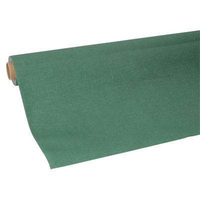 Tischdecke, Tissue &quot;ROYAL Collection&quot; 5 m x 1,18 m dunkelgrün – Rolle gesamt ca. 50 m (Karton)