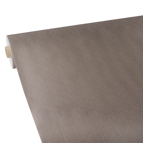 Tischdecke, stoffähnlich, Vlies &quot;soft selection plus&quot; 25 m x 1,18 m grau – Rolle gesamt ca. 50 m (Karton)