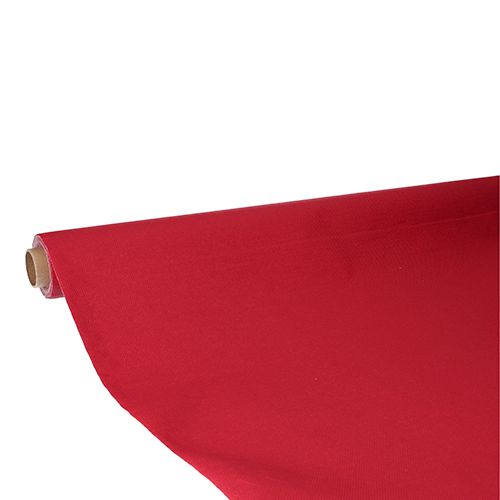 Tischdecke, Tissue &quot;ROYAL Collection&quot; 5 m x 1,18 m bordeaux – Rolle gesamt ca. 50 m (Karton)