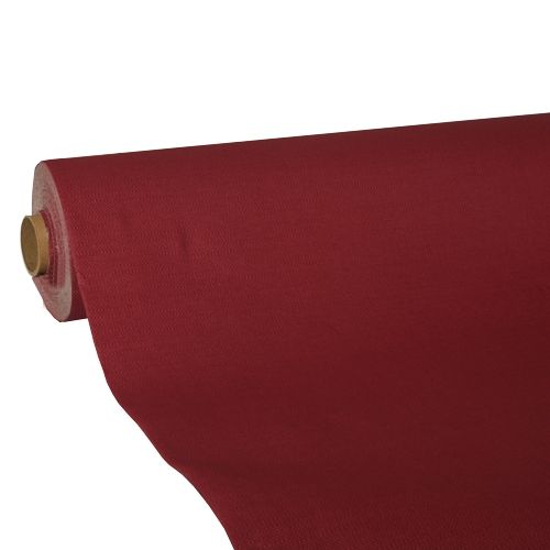 Tischdecke, Tissue &quot;ROYAL Collection&quot; 25 m x 1,18 m bordeaux – Rolle gesamt ca. 100 m (Karton)