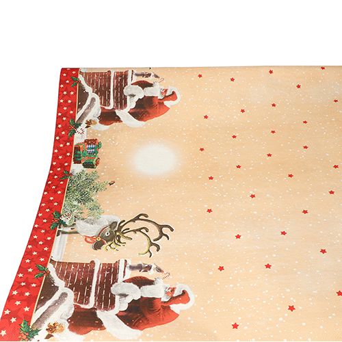 Tischdecke, Papier 3 m x 1,2 m &quot;Dans la Cheminee&quot; – Rolle gesamt ca. 36 m (Karton)