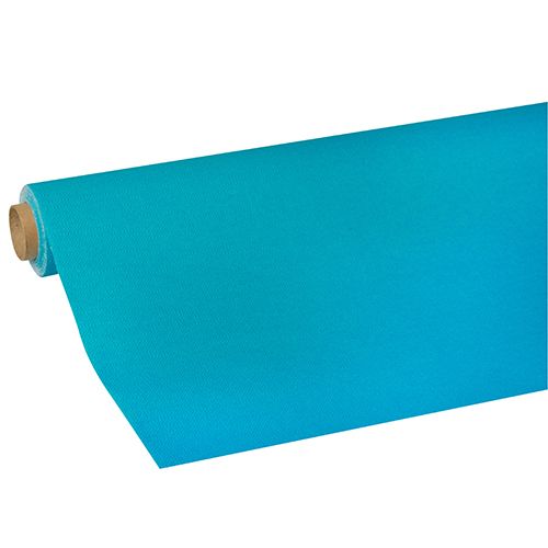 Tischdecke, Tissue &quot;ROYAL Collection&quot; 5 m x 1,18 m türkis – Rolle gesamt ca. 50 m (Karton)