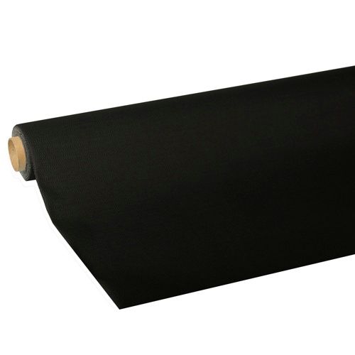 Tischdecke, Tissue &quot;ROYAL Collection&quot; 5 m x 1,18 m schwarz – Rolle gesamt ca. 50 m (Karton)