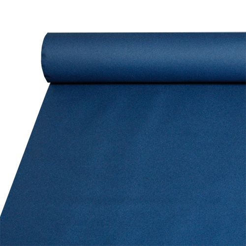 Tischdecke, stoffähnlich, Airlaid 20 m x 1,2 m dunkelblau – Rolle gesamt ca. 40 m (Karton)