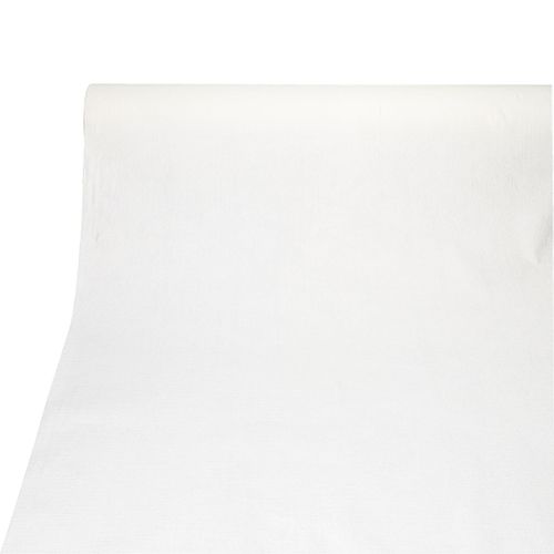 Tischdecke, stoffähnlich, PV-Tissue Mix &quot;ROYAL Collection&quot; 20 m x 1,18 m weiss – Rolle gesamt ca. 40 m (Karton)