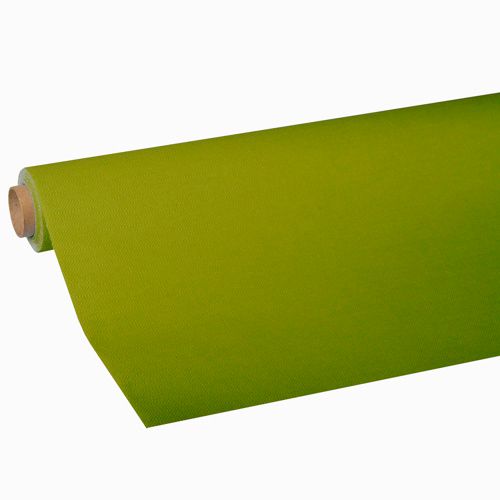 Tischdecke, Tissue &quot;ROYAL Collection&quot; 5 m x 1,18 m olivgrün – Rolle gesamt ca. 50 m (Karton)