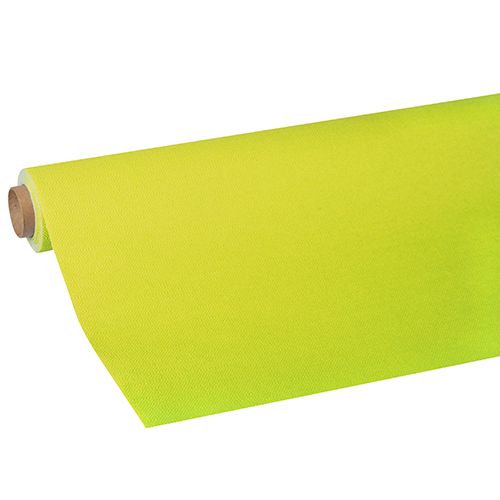 Tischdecke, Tissue &quot;ROYAL Collection&quot; 5 m x 1,18 m limonengrün – Rolle gesamt ca. 50 m (Karton)
