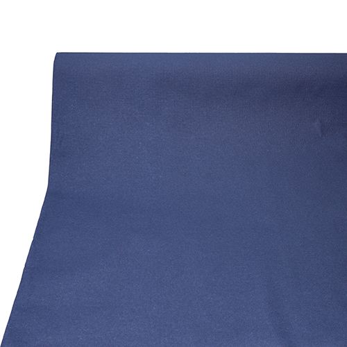 Tischdecke, stoffähnlich, PV-Tissue Mix &quot;ROYAL Collection&quot; 20 m x 1,18 m dunkelblau – Rolle gesamt ca. 40 m (Karton)