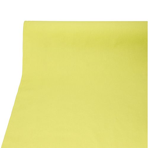 Tischdecke, stoffähnlich, PV-Tissue Mix &quot;ROYAL Collection&quot; 20 m x 1,18 m limonengrün – Rolle gesamt ca. 40 m (Karton)
