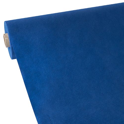 Tischdecke, stoffähnlich, Vlies &quot;soft selection&quot; 40 m x 1,18 m dunkelblau – Rolle gesamt ca. 120 m (Karton)