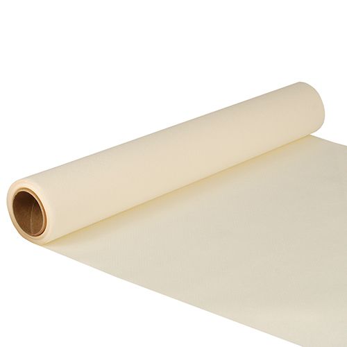 Tischläufer, Tissue &quot;ROYAL Collection&quot; 5 m x 40 cm champagner – Rolle gesamt ca. 30 m (Karton)