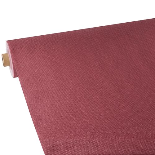 Tischdecke, stoffähnlich, Vlies &quot;soft selection plus&quot; 25 m x 1,18 m bordeaux – Rolle gesamt ca. 50 m (Karton)