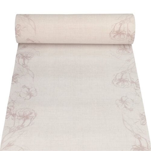 Tischläufer, stoffähnlich, PV-Tissue Mix &quot;ROYAL Collection&quot; 24 m x 40 cm &quot;Blossom&quot; – Rolle gesamt ca. 96 m (Karton)