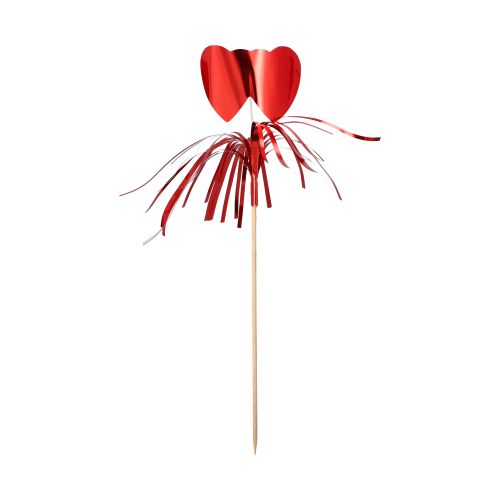 100 Deko-Picker 22 cm rot &quot;Amore&quot; – Karton (1000 St.)