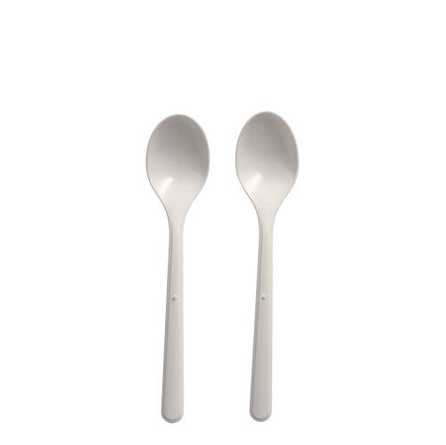 50 &quot;Circulware&quot; Mehrweg-Kaffeelöffel PP-MF 13 cm weiss extra stabil – Karton (1000 St.)