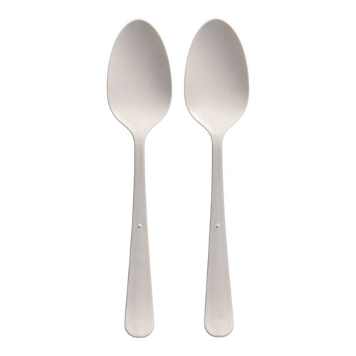 100 &quot;Circulware&quot; Mehrweg-Löffel PP-MF 19 cm weiss &quot;Gaia&quot; extra stabil, in Spenderbox – Karton (600 St.)