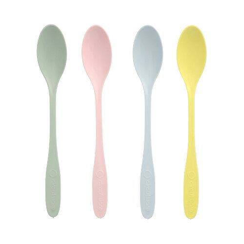 100 &quot;Circulware&quot; Mehrweg-Sorbetlöffel PP-MF 17,5 cm farbig sortiert extra stabil – Karton (1000 St.)