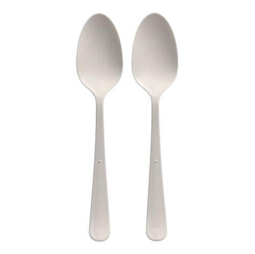 10 &quot;Circulware&quot; Mehrweg-Löffel PP-MF 19 cm weiss &quot;Gaia&quot; extra stabil – Karton (200 St.)