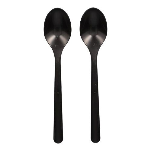 50 &quot;Circulware&quot; Mehrweg-Löffel PP-MF 18,5 cm schwarz extra stabil – Karton (1000 St.)