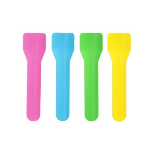 100 Eislöffel Papier 9,5 cm farbig sortiert – Karton (2000 St.)