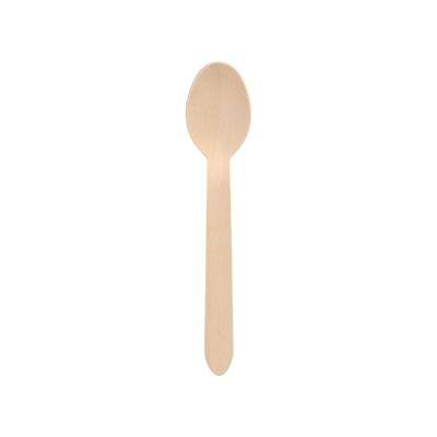 10 Löffel, Holz &quot;pure&quot; 15,7 cm – Karton (150 St.)