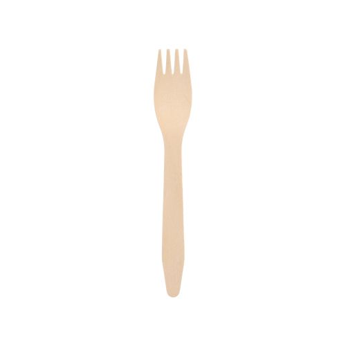 10 Gabeln, Holz &quot;pure&quot; 16,5 cm – Karton (150 St.)