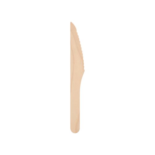 10 Messer, Holz &quot;pure&quot; 16,5 cm – Karton (180 St.)