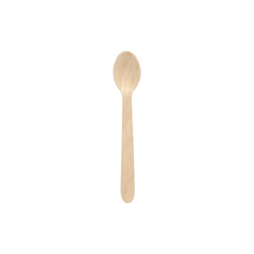 100 Kaffeelöffel, Holz &quot;pure&quot; 11 cm – Karton (1000 St.)