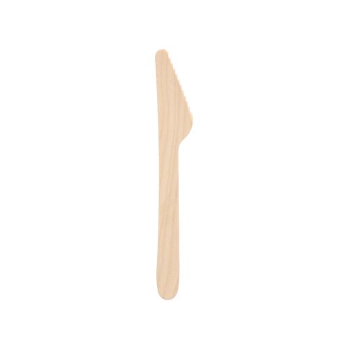 25 Messer, Holz &quot;pure&quot; 16,5 cm – Karton (400 St.)