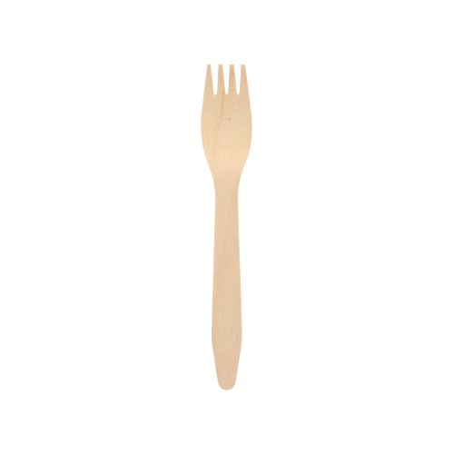 25 Gabeln, Holz &quot;pure&quot; 16,5 cm – Karton (400 St.)