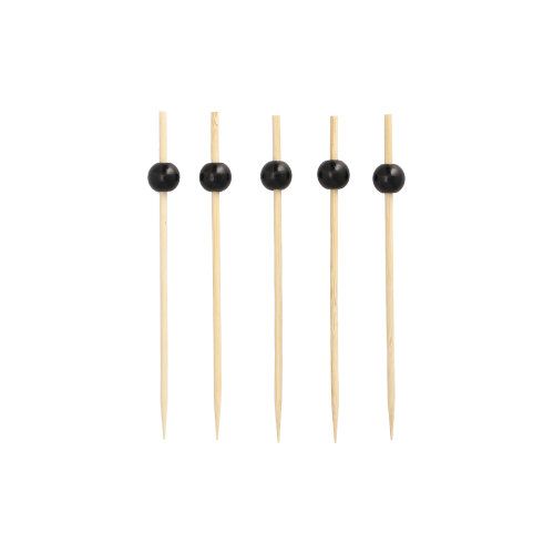 40 Fingerfood - Picker 12 cm &quot;Black Pearl&quot; – Karton (600 St.)