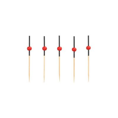 40 Fingerfood - Picker 7 cm &quot;Red Pearl&quot; – Karton (600 St.)