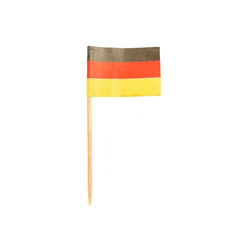 200 Deko-Picker 8 cm &quot;Deutschland&quot; – Karton (2000 St.)