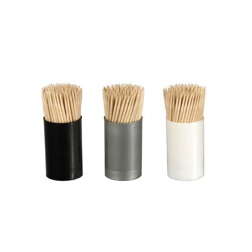450 Zahnstocher, Holz rund 6,8 cm in Dose – Karton (4500 St.)