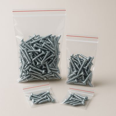 Druckverschlussbeutel – Wiederverschließbar &amp; Transparent