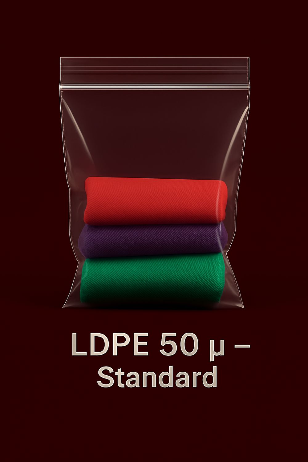 📦 Artikel: Druckverschlussbeutel 40 × 170 mm – LDPE 50 µ