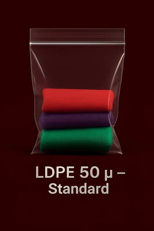📦 Artikel: Druckverschlussbeutel 35 × 55 mm – LDPE 50 µ
