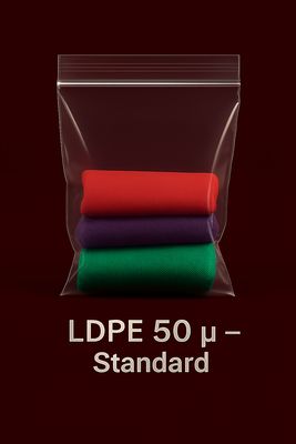 📦 Artikel: Druckverschlussbeutel 35 × 55 mm – LDPE 50 µ