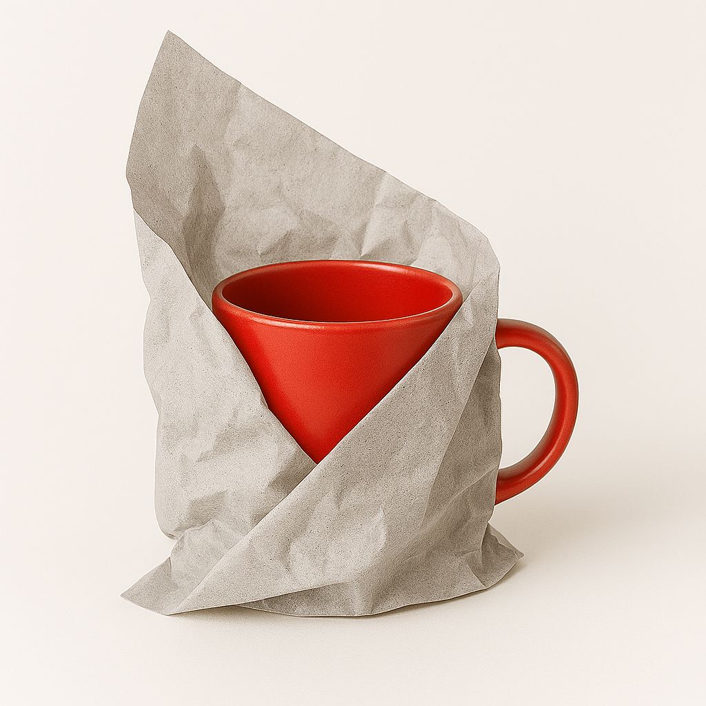 Packseide naturfarben 500 x 375 mm