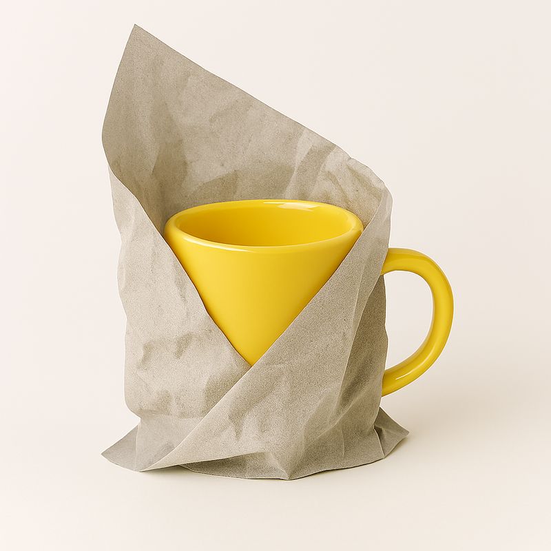 Packseide naturfarben 750 x 100  mm