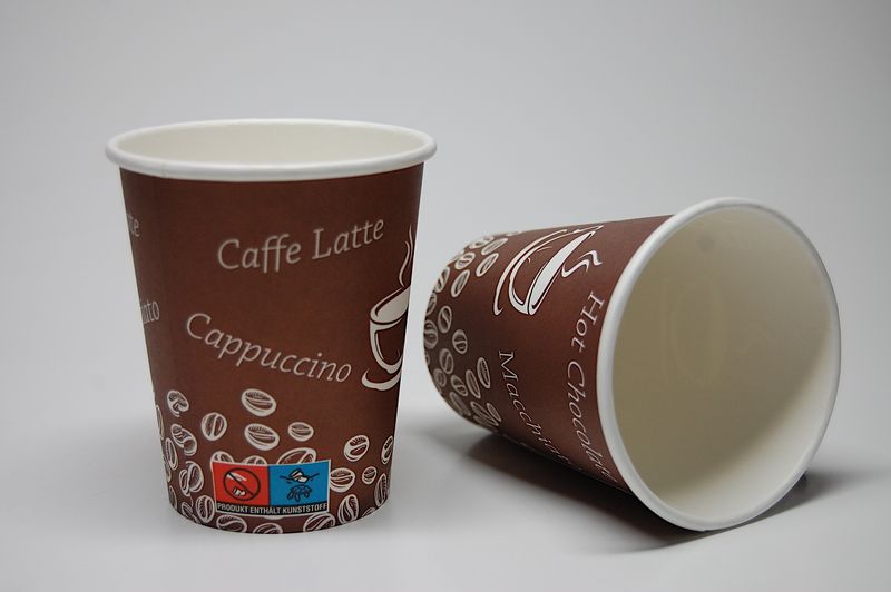 Pappbecher für Heißgetränke, 0,2 l