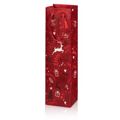 Tragetasche "Rudolph" Rot 1er