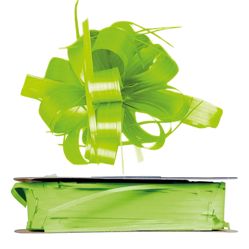 Ziehschleifenband Country Bows Hellgrün