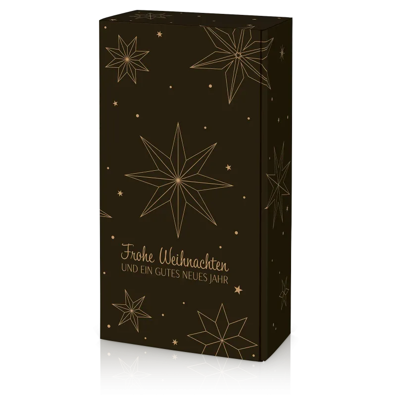 Präsentkarton "Natura Weihnachtssterne" 2er