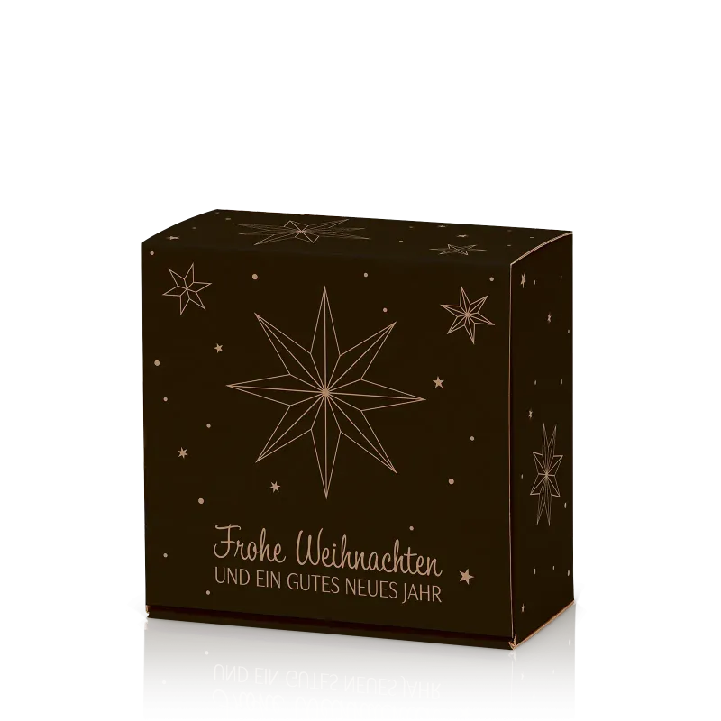 Geschenkbox Natura Weihnachtssterne -S-